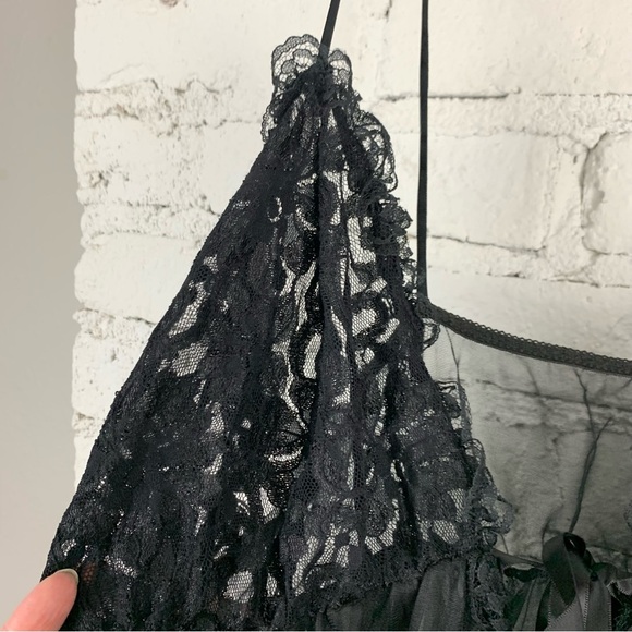 VTG Alana Gale Intimates Front Tie Chemise Babydoll Lingerie Dress Nightie 2XL - Picture 6 of 11